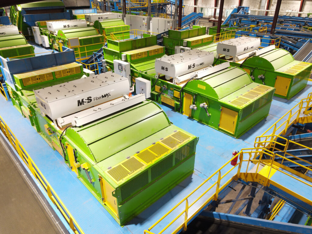 Green Optical Sorting Equipment in a MRF